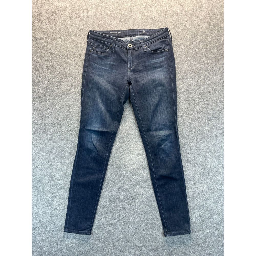 AG Adriano Goldschmied Jeans Womens 24 The Legging Ankle Skinny Blue Stretch